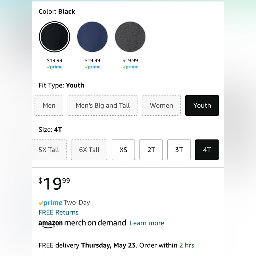New w/ Amazon tag Girls 4T Barbie T-Shirt Club - 90s Barbie Logo T-Shirt - Picture 6 of 6